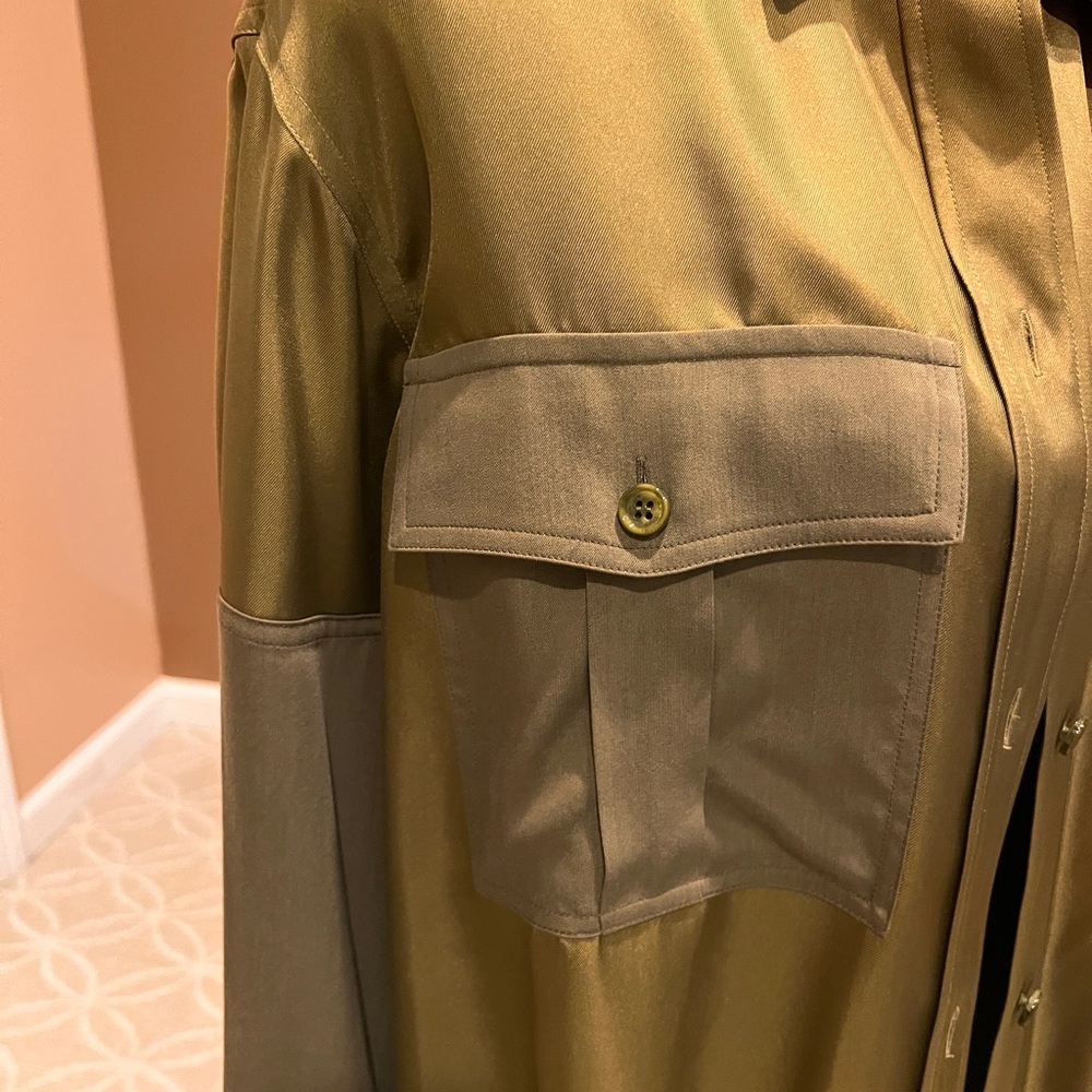 Burberry Olive Green shirt - Picture 2 of 5